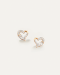 Shining Open Hearts Earrings