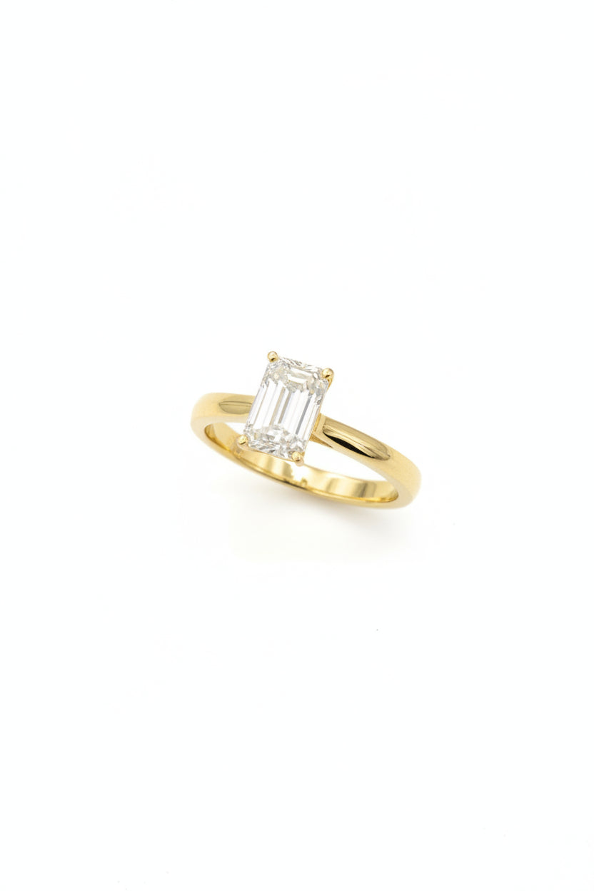 The Emerald Cut Diamond Ring