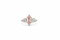 The Pink Pear Shaped Ring